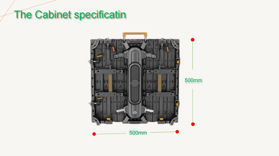 Radian led display screen size