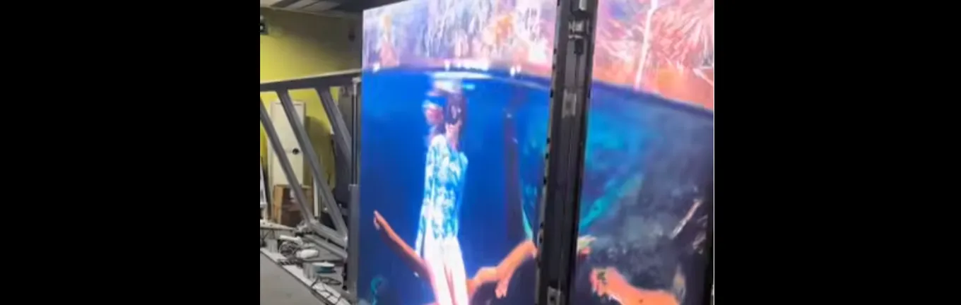 Automated Fold LED All-in-One Conference Display  Video
