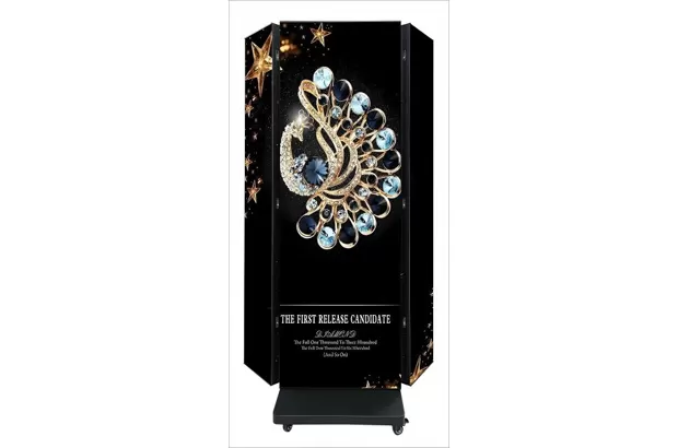 Tri-fold LED Poster Display Series (P1.538, P1.86, P2, P2.5, P3.076)