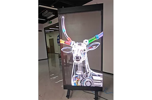 Direct-Drive Transparent Screen