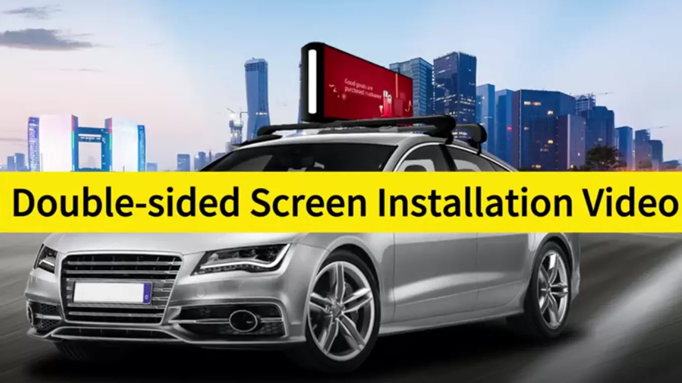 VSO Series (Taxi Rear Window LED Transparent Screen) Video