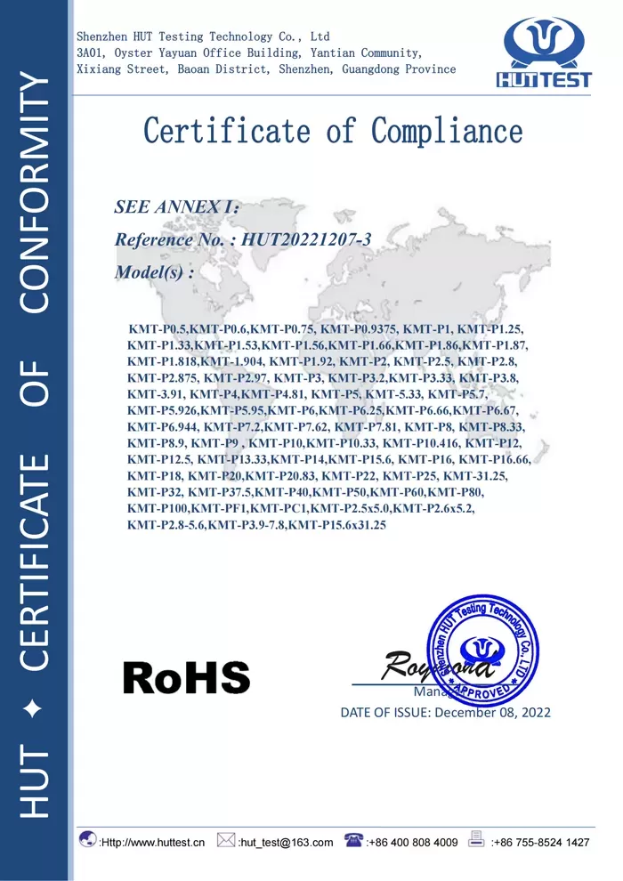 Qualification & Certifications