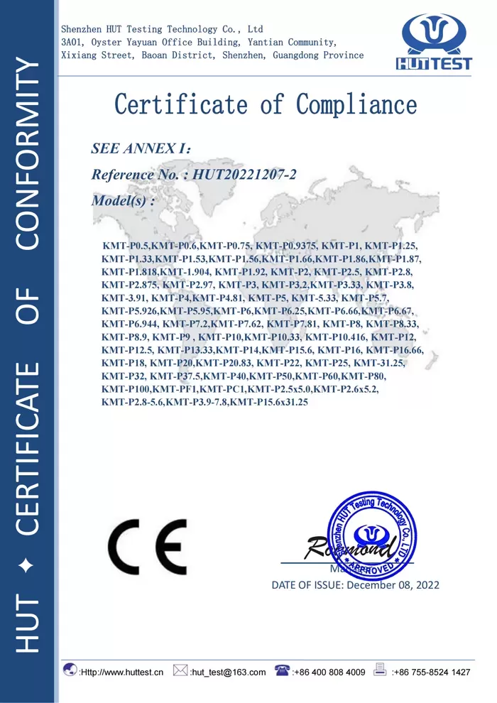 Qualification & Certifications